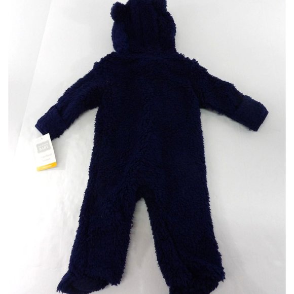 Baby Boy Hudson Baby Sherpa Footed Jumpsuit 3-6 month NWT - Picture 5 of 5